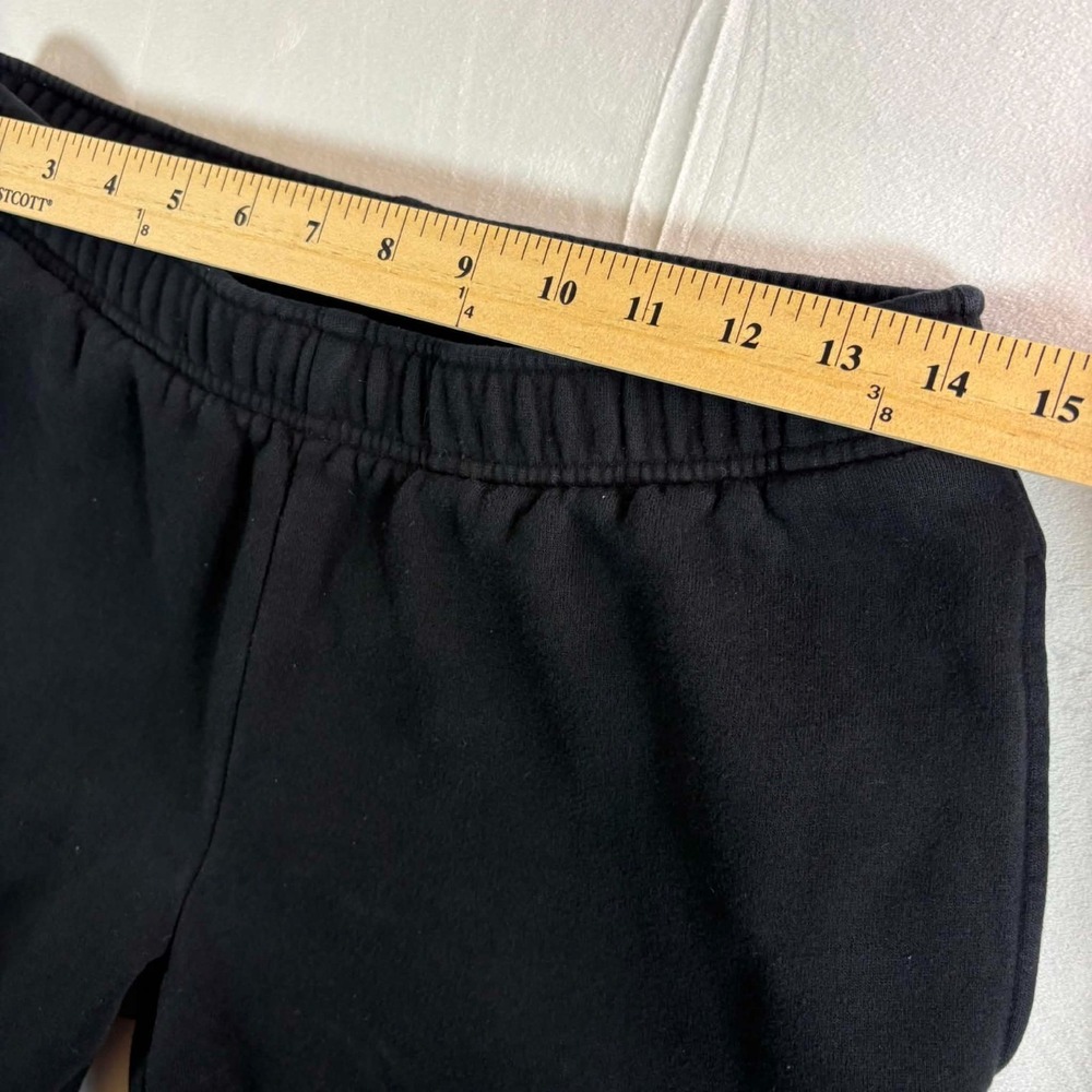 Aritzia TNA Sweatfleece Cozy Fleece Mega Cargo Sweatpants Small Black Joggers - Picture 6 of 7